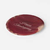 Preiselbeersauce Thanksgiving Pappteller (Schrägansicht)