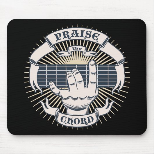 Preisen Sie den Akkord Mousepad (Vorne)