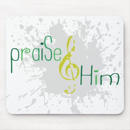 Preisen Sie ihn christliches mousepad (Vorne)