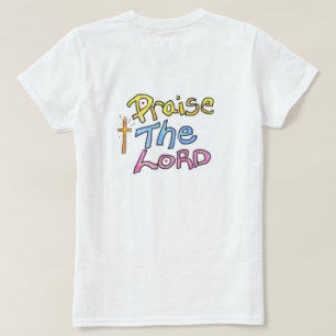 „Preiset den Herrn“ mit Cross Christian Ladies Dam T-Shirt