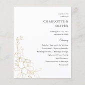 Preisgekrönte Hochzeitsfeier mit Gold Flyer (Vorne)