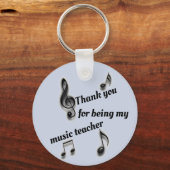Preisgünstige Dankeschön an Musiklehrer Schlüsselanhänger (Vorderseite)