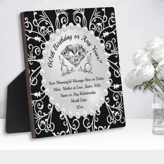 Preisgünstige Geschenkideen zum 60. Geburtstag, je Fotoplatte