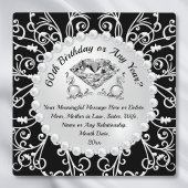 Preisgünstige Geschenkideen zum 60. Geburtstag, je Fotoplatte