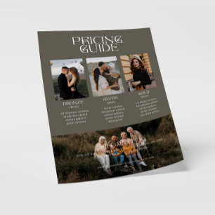 Preisleitfaden für Familienfotografie Flyer