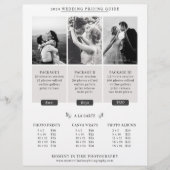 Preisleitfaden für Hochzeiten Flyer (Vorne)