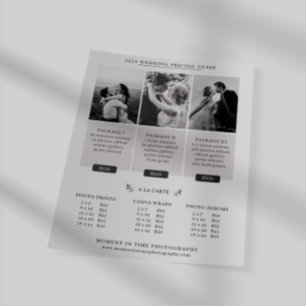 Preisleitfaden für Hochzeiten Flyer