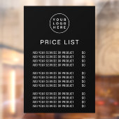 Preisliste Berufliche Logos Geschäftsfenster Fensteraufkleber (Blatt 2)