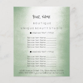 Preisliste Boutique Schmuck WELLNESS-CENTER Haar N Flyer