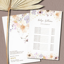 Preisliste der getrockneten Wildblumen Flyer