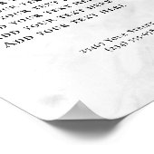 Preisliste des Vintage Beauty Salons Poster (Ecke)