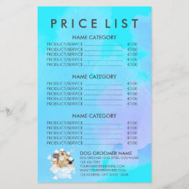Preisliste für aquamarines Haustier Sitzen Katze W Flyer