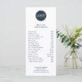 Preisliste für Beauty Salon Services (Stehend Vorderseite)