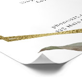 Preisliste für Blumensalon Poster (Ecke)