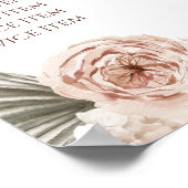 Preisliste für Boho Rose Poster (Ecke)