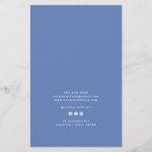 Preisliste für das Blaue Muschellogo Flyer (Hinten)