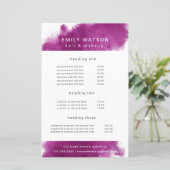 Preisliste für den heißen rosa Raucheffekt (Stehend Vorderseite)