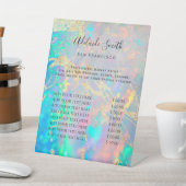 Preisliste für elegante Optik Pedestal Sign Sockelschild (In SItu)