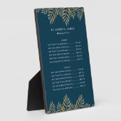 Preisliste für elegante Tropical Makeup Künstler Fotoplatte (Seite)