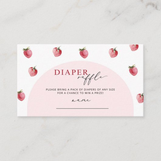 Preisliste für Erdbeeren Begleitkarte (Vorderseite)