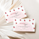 Preisliste für Erdbeeren Begleitkarte