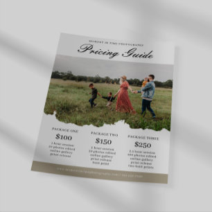 Preisliste für Familienfotografie Flyer