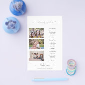 Preisliste für Fotografien - Marketing Flyer (Einzeln)