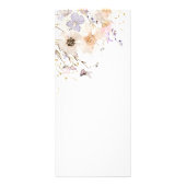 Preisliste für getrocknete Blume Rack-Karte Werbekarte (Hinten)