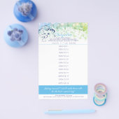 Preisliste für Glam-Haarstylist-Make-up-Salons Flyer (Einzeln)