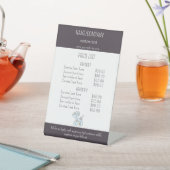 Preisliste für Haustiere/Ballon Sockelschild (In SItu)