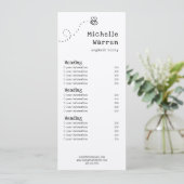 Preisliste für Honigbienen oder Dienstleistungskar Einladung (Stehend Vorderseite)