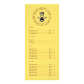 Preisliste für Honigbienen Werbekarte (Hinten)