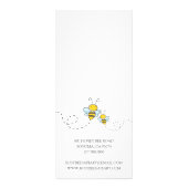 Preisliste für Honigbienen Werbekarte (Hinten)