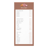 Preisliste für Koch Werbekarte (Vorne)