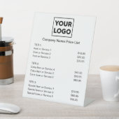 Preisliste für kundenspezifische Firmenlogos in We Sockelschild (In SItu)