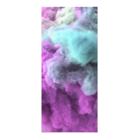 Preisliste für lila Raucheffekte Werbekarte (Hinten)