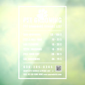 Preisliste für moderne Business Services Fensteraufkleber (Blatt 3)