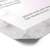 Preisliste für moderne Glitzer Poster (Ecke)