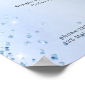 Preisliste für moderne Glitzer Poster (Ecke)