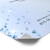 Preisliste für moderne Glitzer Poster (Ecke)