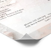 Preisliste für moderne Glitzer Poster (Ecke)