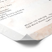 Preisliste für moderne Glitzer Poster (Ecke)