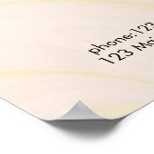 Preisliste für moderne Marmor-Stile Poster (Ecke)