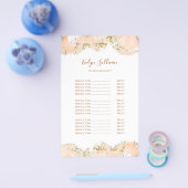 Preisliste für Peach marble design Flyer (Einzeln)