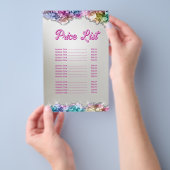 Preisliste für rieszierende Kristalle Flyer (Handgriff)