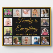 Preisliste für Schwarz-Gold-Familien 14 FotoCollag Fotoplatte (Vorderseite)