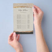 Preisliste für Schwarzschimmerpapier - Flyer