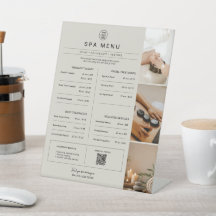 Preisliste für Spa-Massage-Therapeuten-Dienstleist