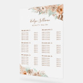 Preisliste für tropische Beige und Minze Acrylschild (Winkel)