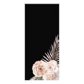 Preisliste für tropische Rose Werbekarte (Hinten)